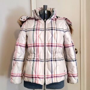 COACH TATTERSALL Short Puffer Jacket Coat small
